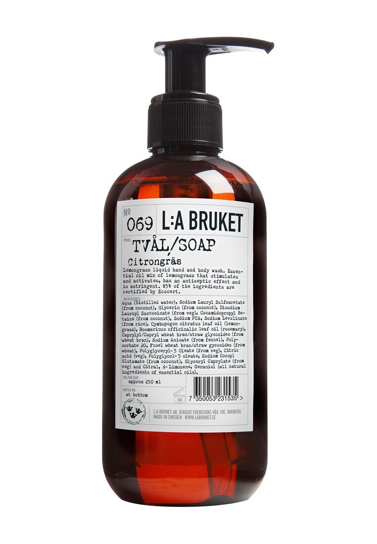 

Жидкое мыло LIQUID SOAP L:A Bruket, цвет no.69 lemongrass
