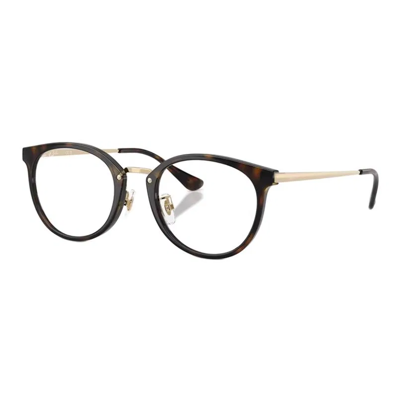 Очки для зрения круглые из пластика и металла унисекс Tortoiseshell RayBan