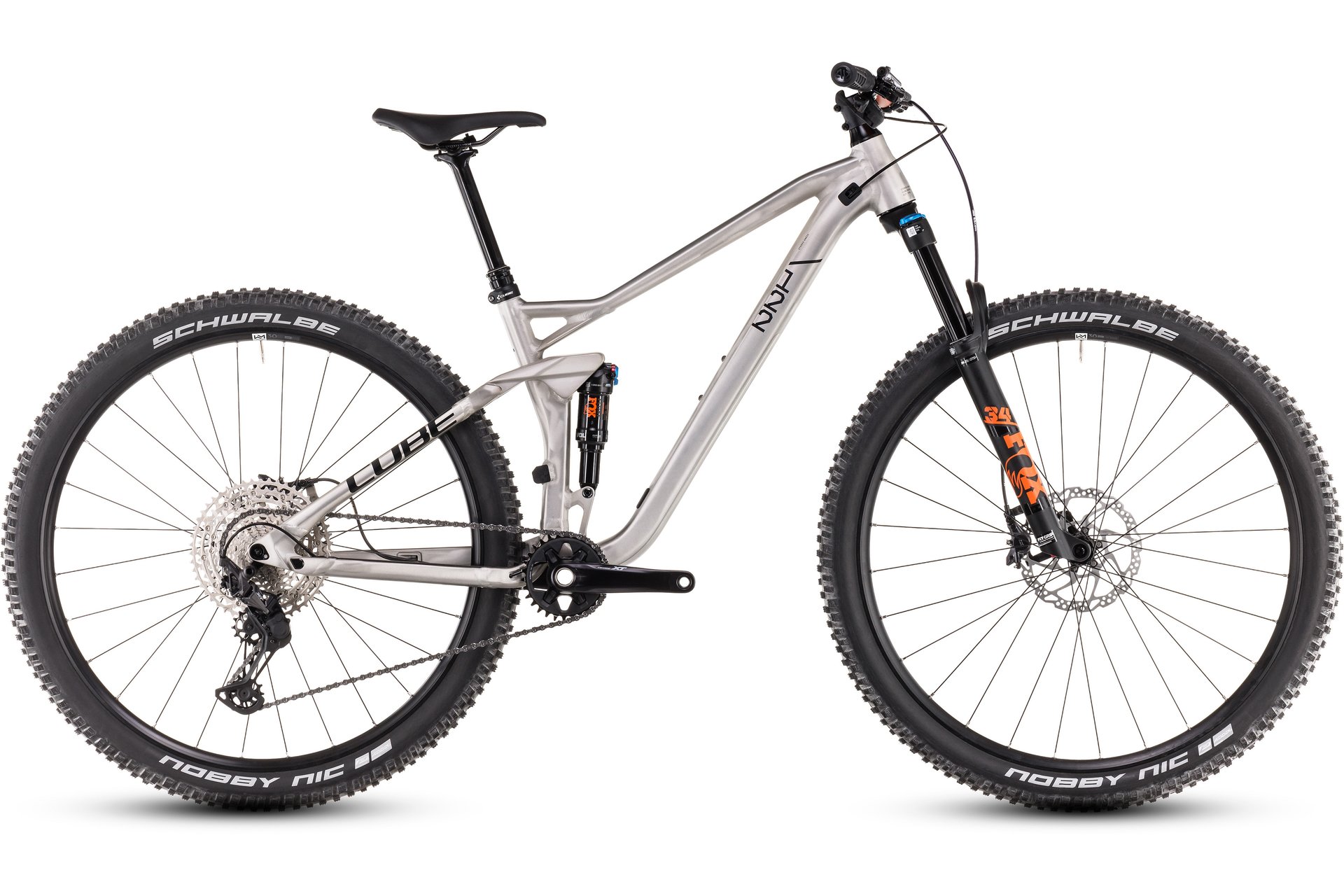 

Горный велосипед Cube Stereo one22 race - 29 дюймов - fully - 2026, silber | rawmetal´n´black