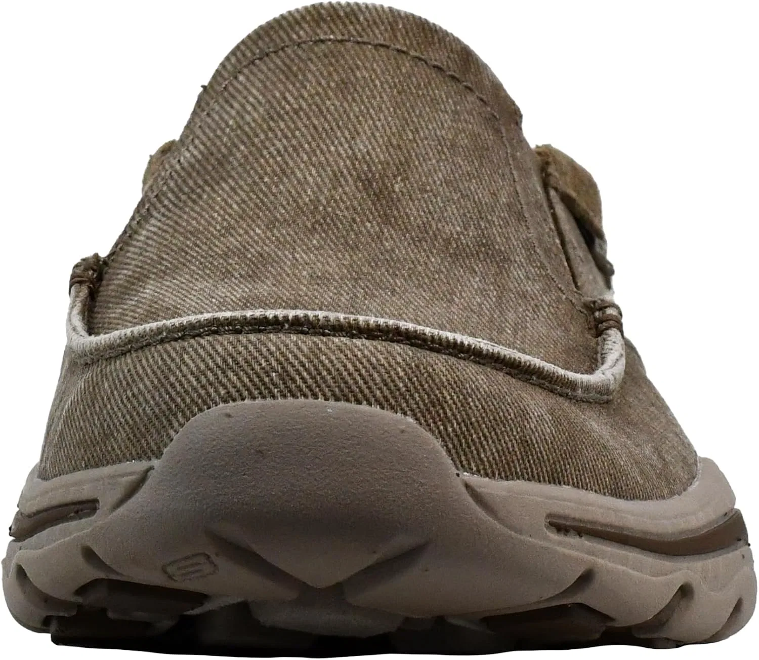 Мужские туфли Skechers Creston из парусины без шнурков, Khaki — фото 2