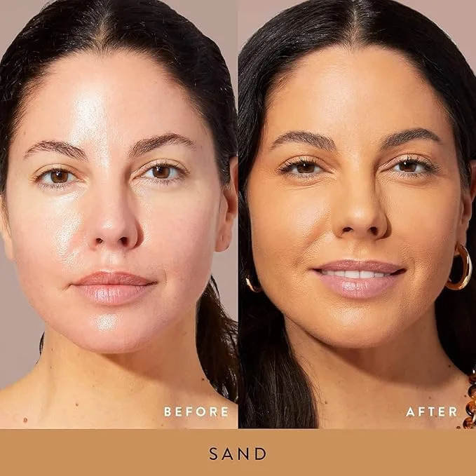 Пудра-основа Laura Geller Double Take, очищающее средство Sand + Cold Cream Cleanser., Sand — фото 3
