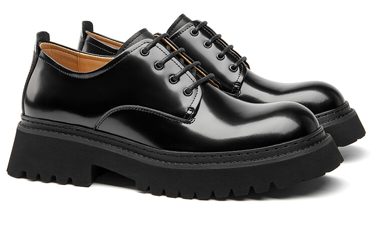 Мужские туфли Beau Today Men's Casual Shoes Men Low-Top Black — фото 2