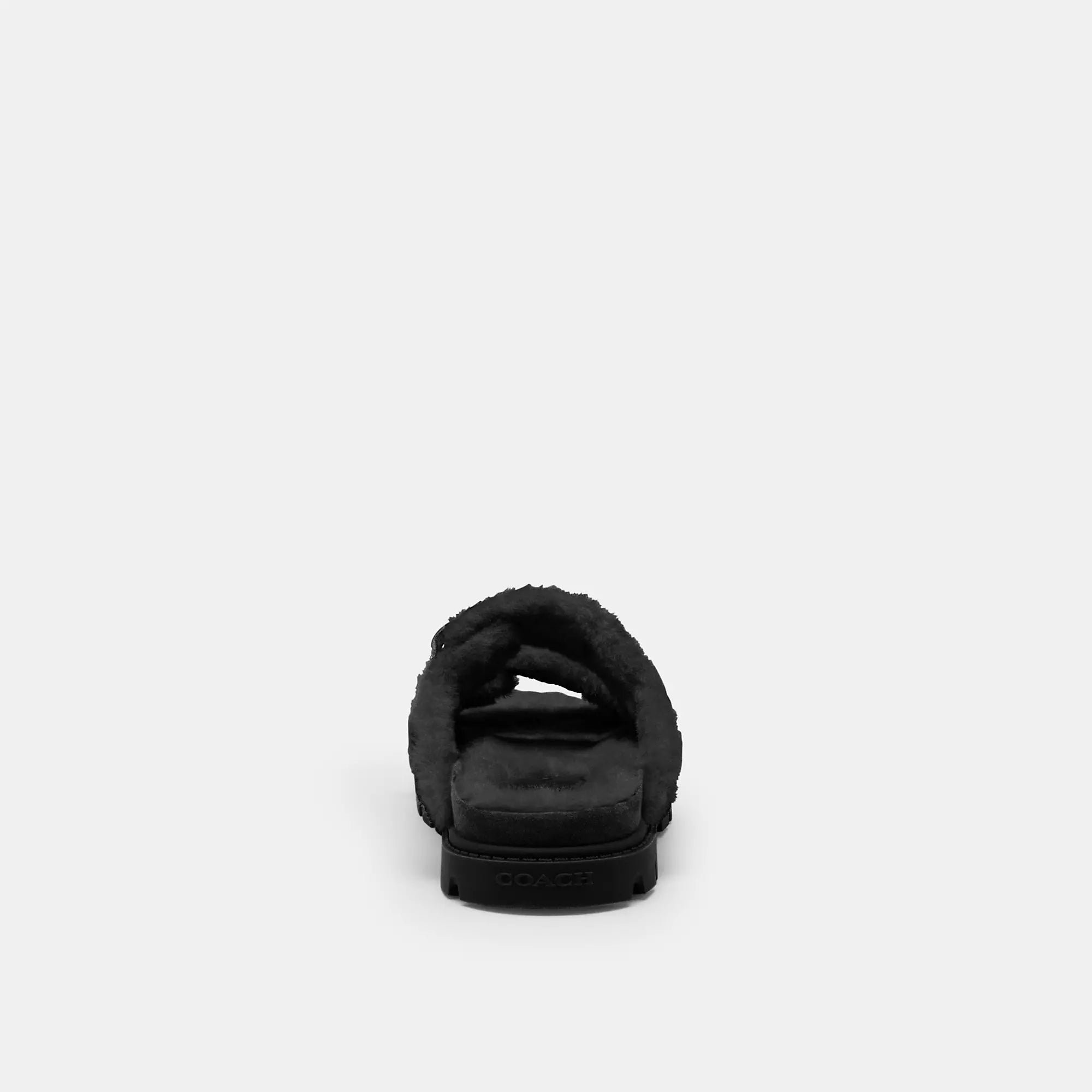 Coach Outlet Two Band Sport Slide In Signature Suede, Tobacco — фото 4