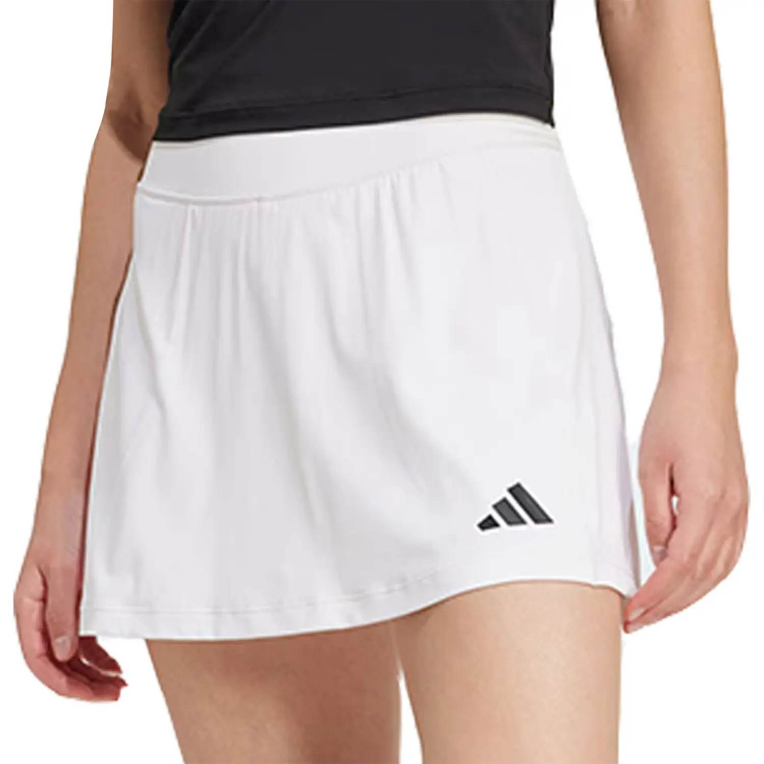 Оптимальная юбка-шорты с интегрированными велошортами Adidas, белый — фото 3