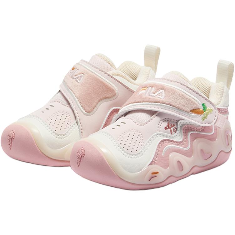 FILA KIDS Peter Rabbit x PENGUIN Низкие противоскользящие ботиночки для малышей Pink Infant And Toddler — фото 3