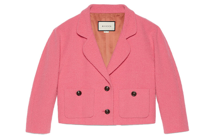 

GUCCI Женское укороченное пальто, цвет Pink