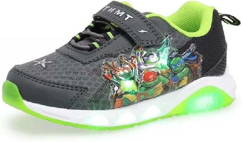 

Светящиеся кроссовки Nickelodeon для мальчиков Черепашки-ниндзя (для малышей/детей младшего возраста), зеленый