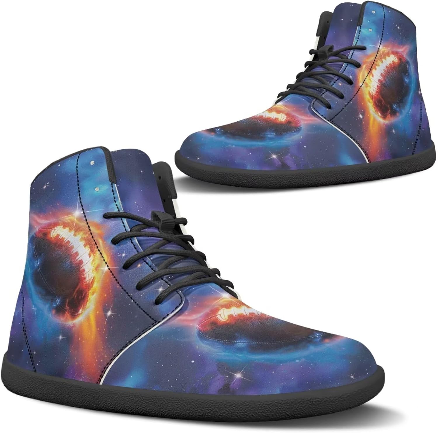 

Кроссовки для мужчин Binienty с кросс-тренингом, легкие высокие многофункциональные минималистичные спортивные туфли, Galaxy Fire Rugby