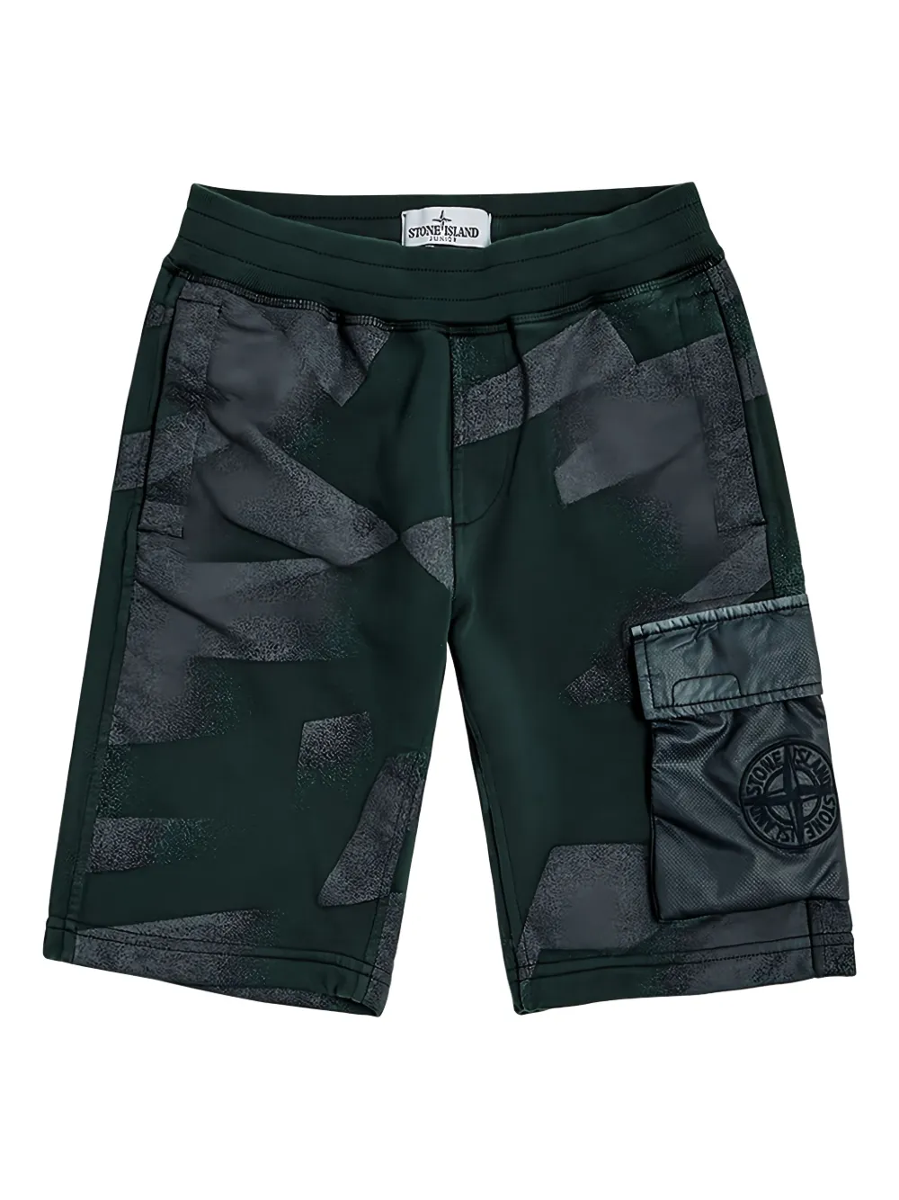 

Шорты карго с логотипом Compass Stone Island Junior, зеленый