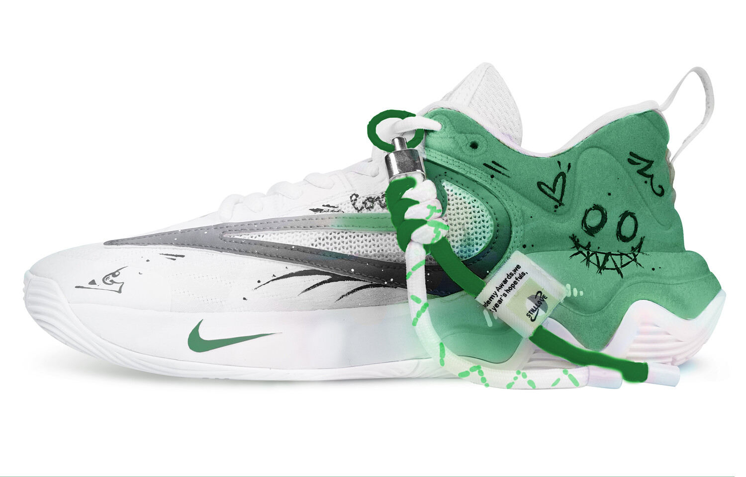 

Баскетбольные кроссовки Giannis Immortality Basketball Shoes Men Low-Top Green/white/black Nike