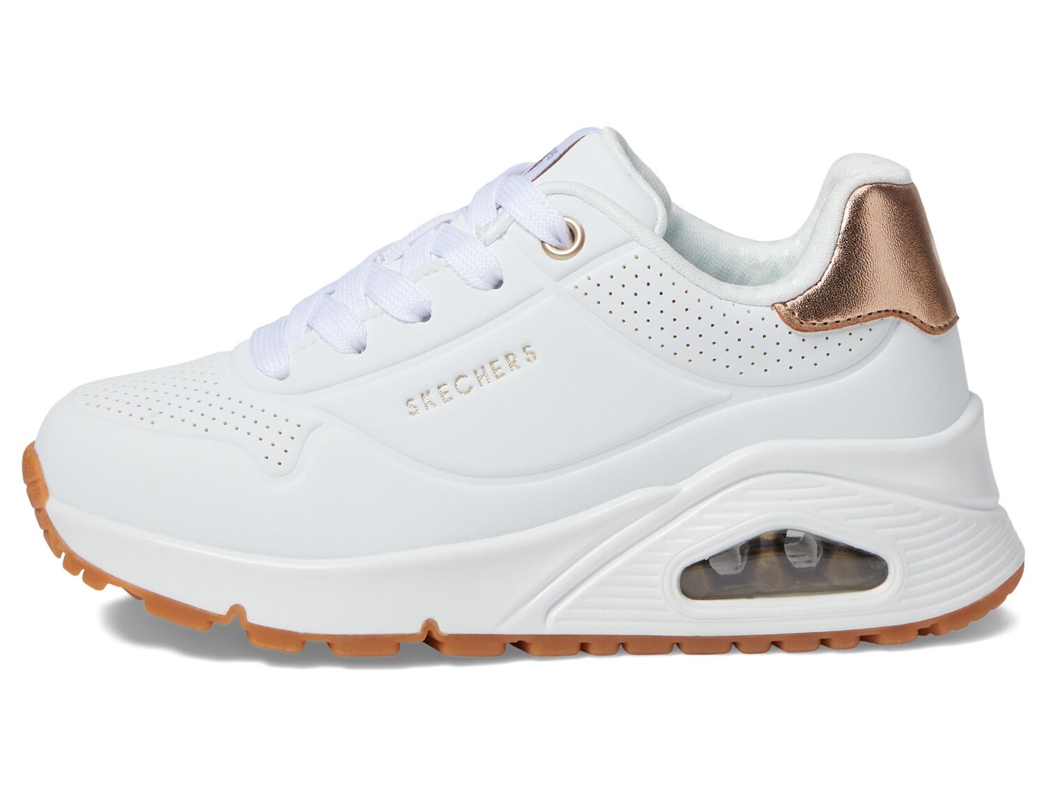 

Кроссовки SKECHERS KIDS Uno Gen1 - Shimmer Away 310545L (Little Kid/Big Kid), белый