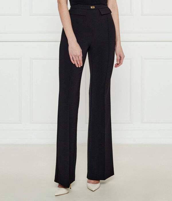 

Брюки Flare fit Elisabetta Franchi, черный