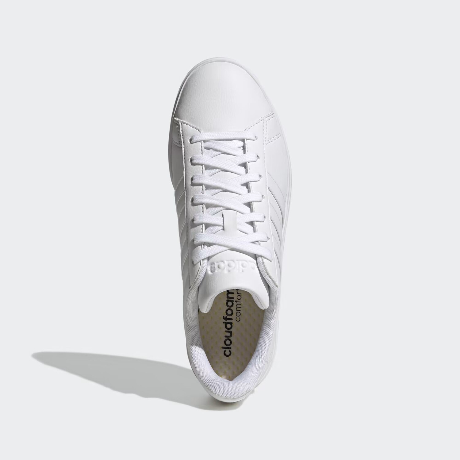 Кроссовки ГРАНД КОРТ 2.0 Adidas, цвет Cloud White/Cloud White/Ecru Tint — фото 2
