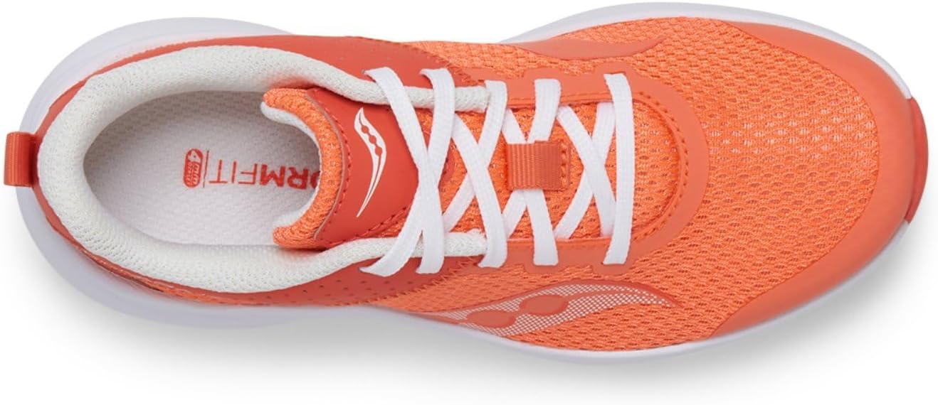 Детские кроссовки Saucony Kinvara 14 унисекс от шнуровки до носка, Coral — фото 2