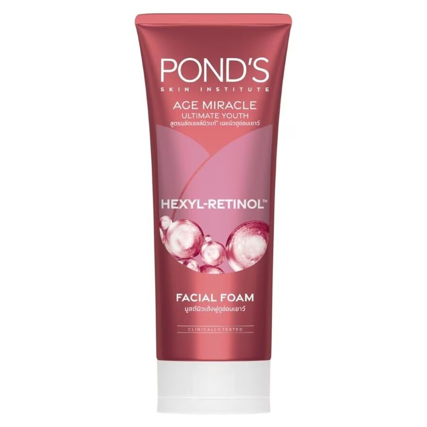 

Pond's Pond'S Age Miracle Ultimate Youth Пенка для лица с гексил-ретинолом 90 г, Red