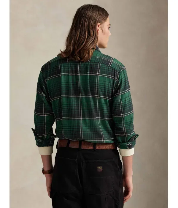 Рубашка classic fit Polo Ralph Lauren, зеленый — фото 3