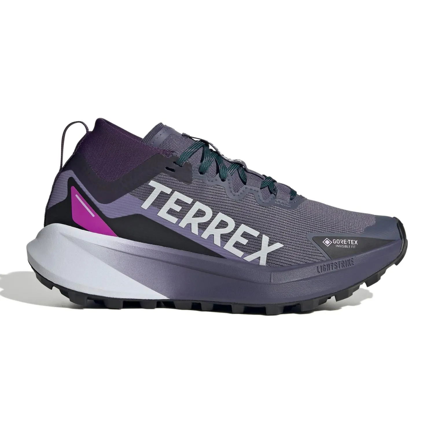 Женские кроссовки для трейлраннинга Terrex Agravic GTX adidas, Preloved Violet/White/Purple