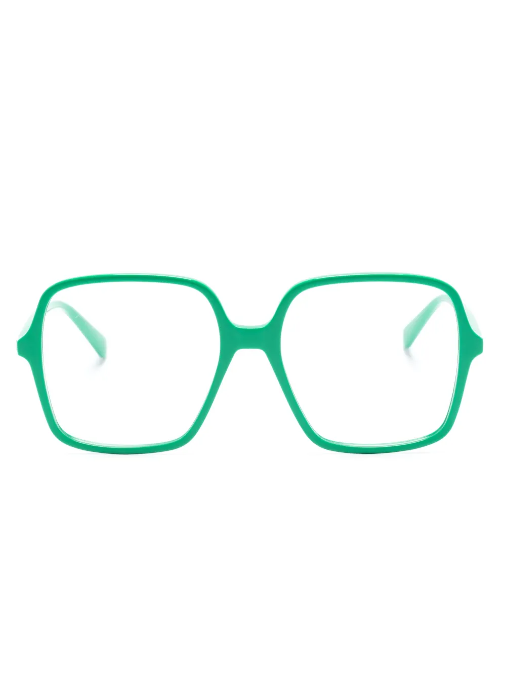 

Очки в массивной оправе с логотипом GG Gucci Eyewear, зеленый