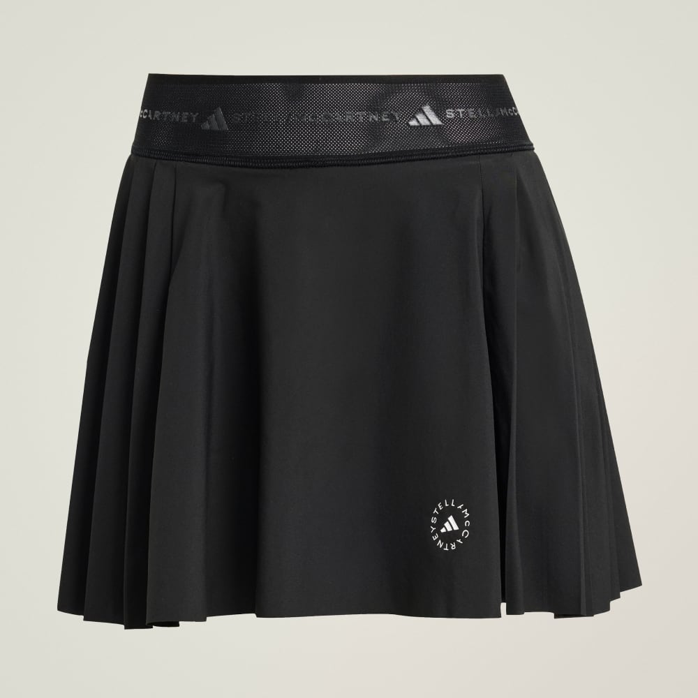 Спортивные шорты-леггинсы Adidas By Stella McCartney Training Pleated Skort, черный — фото 4