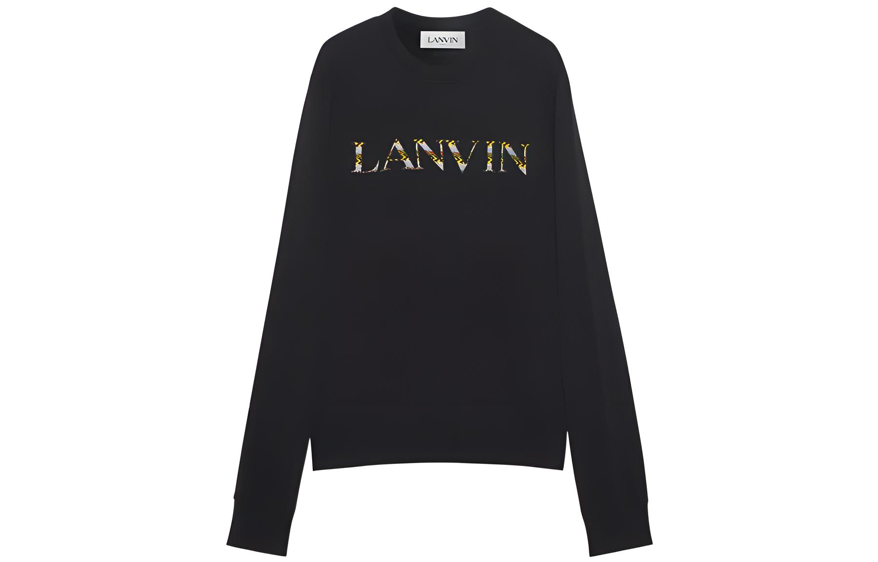 

Lanvin Свитшот мужской черно-желтые