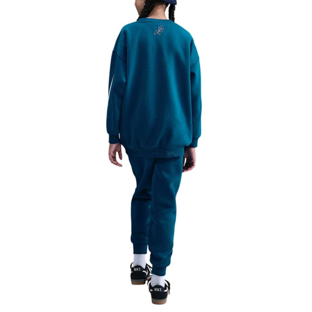 Детские вязаные спортивные штаны FW25 Nike, зеленый — фото 4