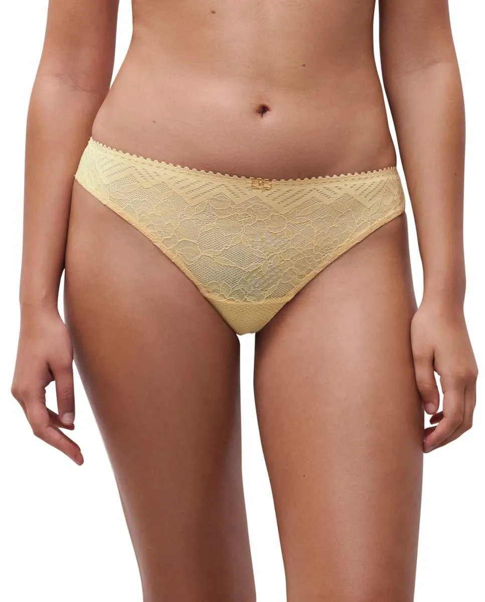 

Кружевные стринги Origins line Chantelle, жёлтый
