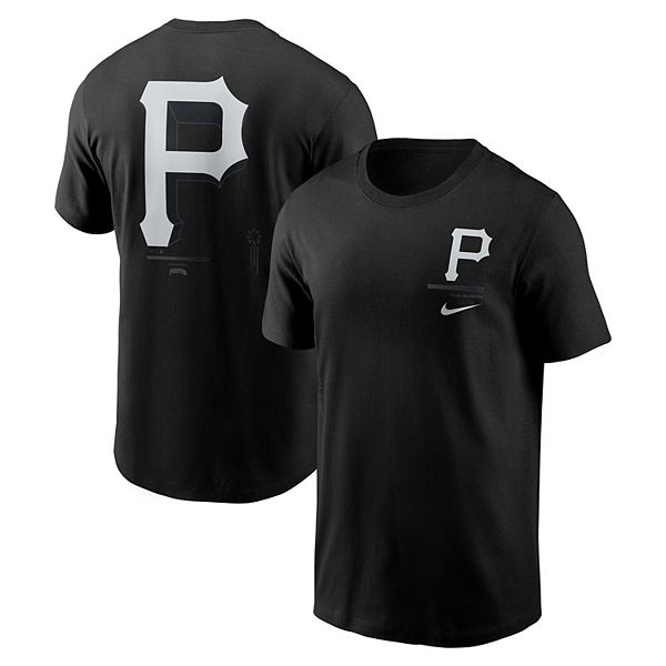 

Мужская черная футболка pittsburgh pirates bar loading Nike