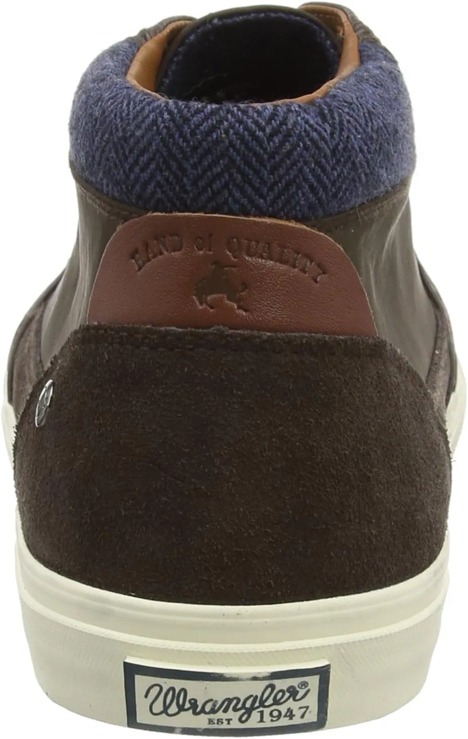 Мужские высокие кроссовки Wrangler Icon Chukka, Braun 30 Dk Brown — фото 3