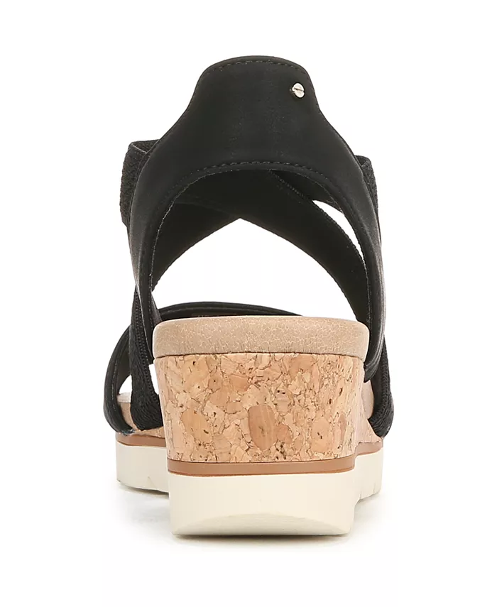 Женские босоножки Just Cute на платформе с ремешками Dr. Scholl's, черный — фото 3