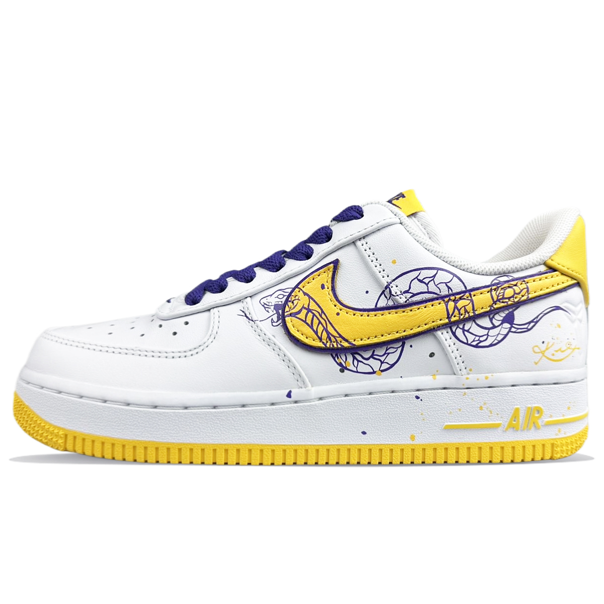 

Nike Air Force 1 нескользящие лоу-топ скейтбордские кроссовки мужские белый - белый, цвет White