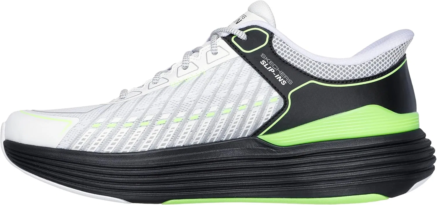 Мужские кроссовки Skechers Max Cushioning Suspension Nitevizn, White Black — фото 4