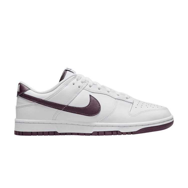 

Кроссовки Nike Dunk Low 'White Night Maroon', белый