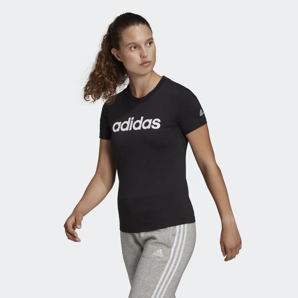 

Футболка Adidas Sportswear "W LIN T", белый