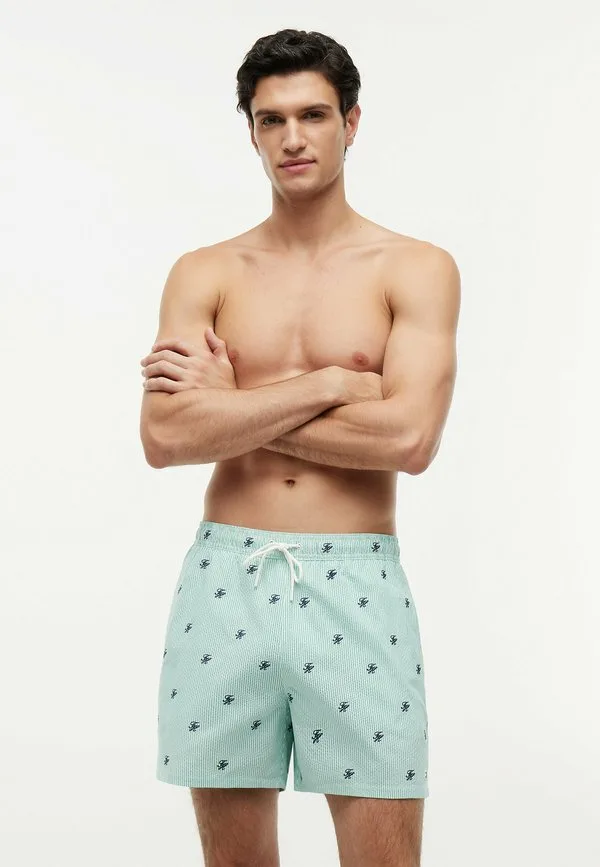 Плавки средней длины с вышивкой ithaca Tommy Hilfiger, Jade Wink Ecru Ithaca