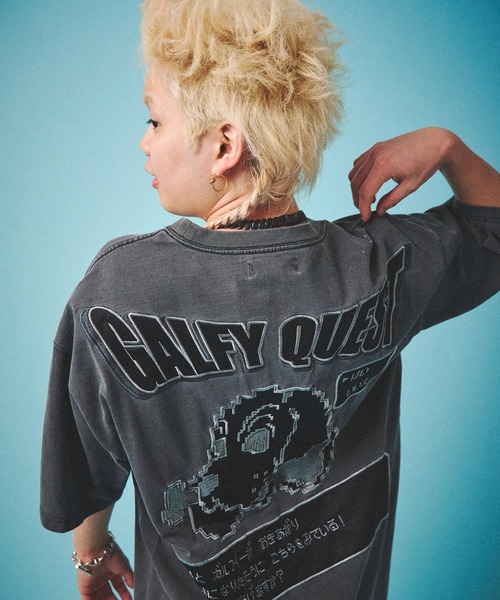 

Футболка, крой оверсайз, бренд GALFY-GalQue, черный