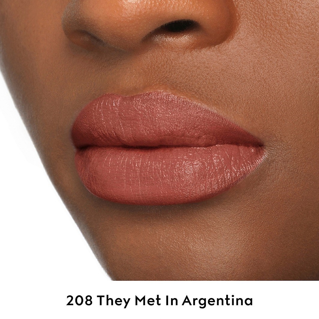 Помада для губ gucci beauty rouge à lèvres satin Gucci, 208 - they met in argentina, вес 3.5 гр. — фото 4