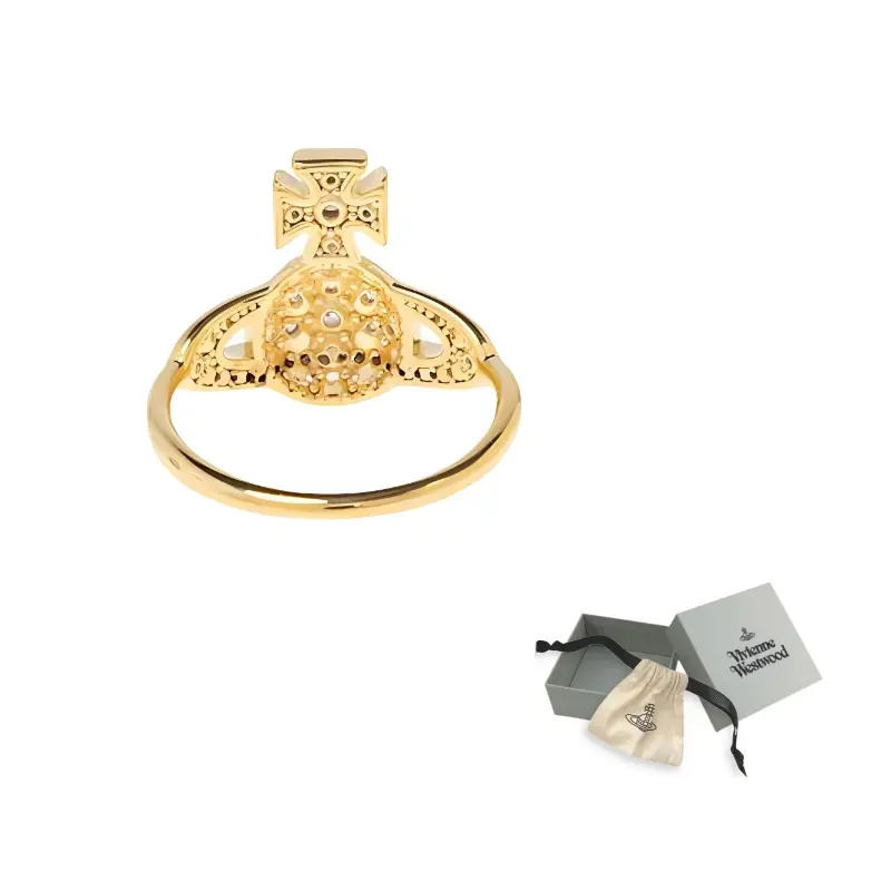 

Кольцо с кристаллами Orb Vivienne Westwood