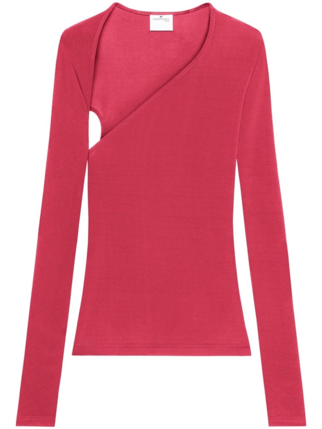 

Courrèges топ Slash асимметричного кроя, красный