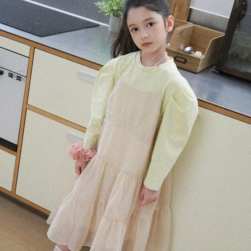 Детское платье SWEET BITTER Chiffon Ruffle One-Piece Dress