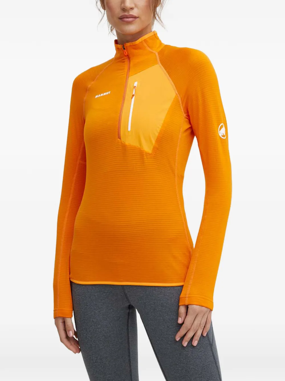 

Футболка с длинными рукавами и логотипом Mammut, оранжевый