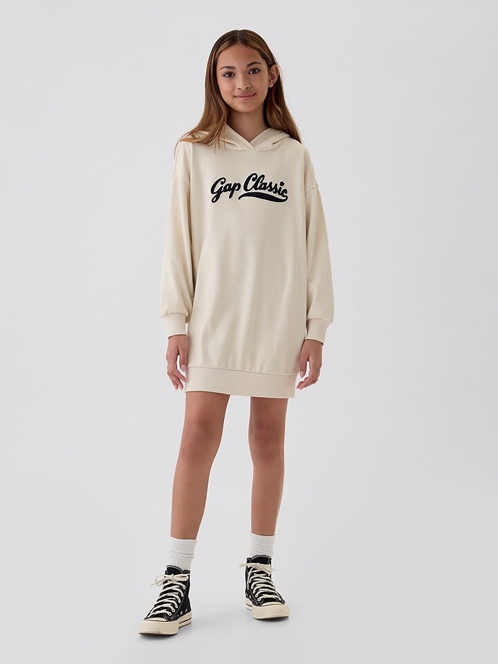 

Платье GAP Hoodie, кремовый