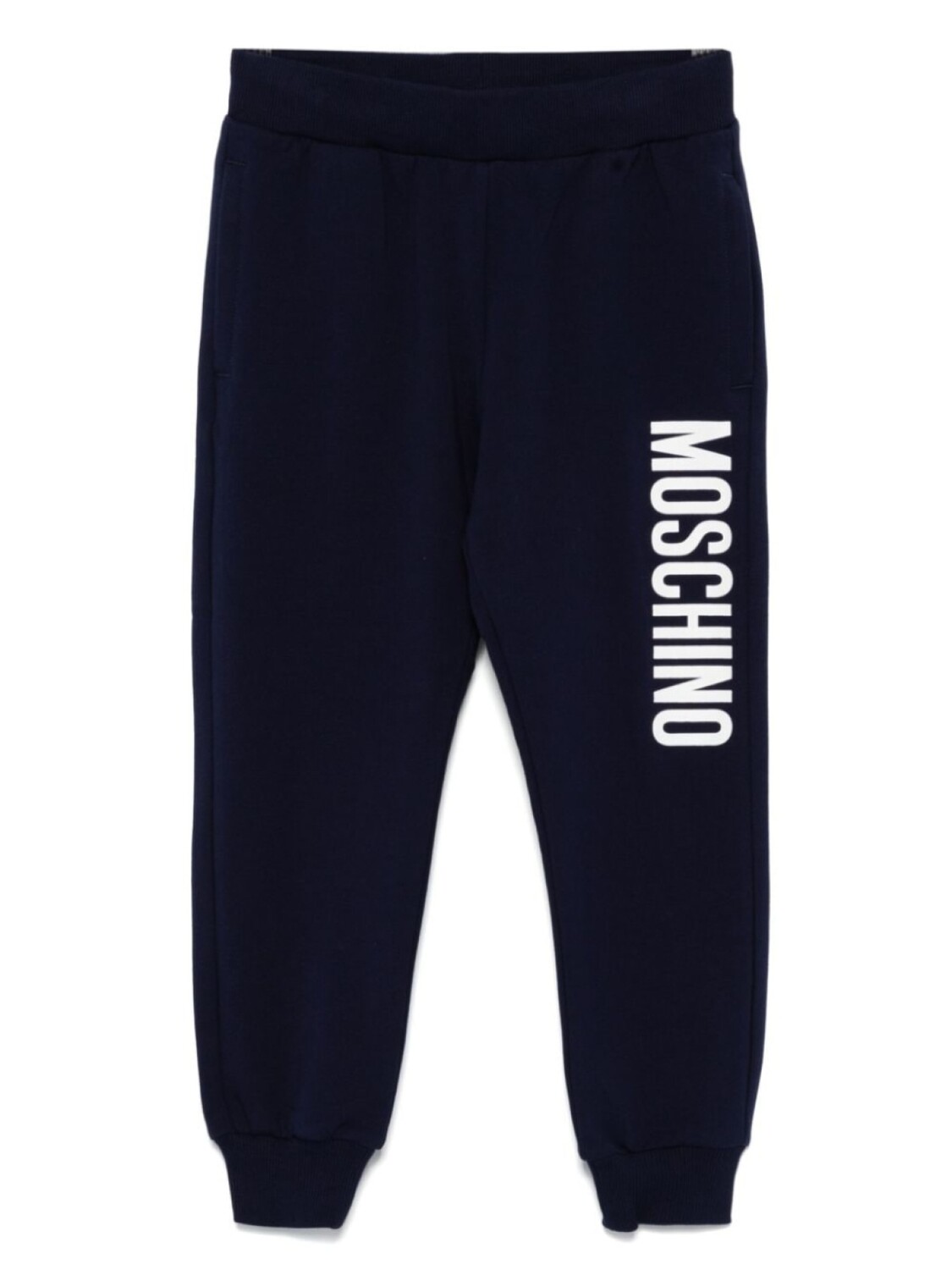 

Moschino Kids спортивные брюки с логотипом, синий