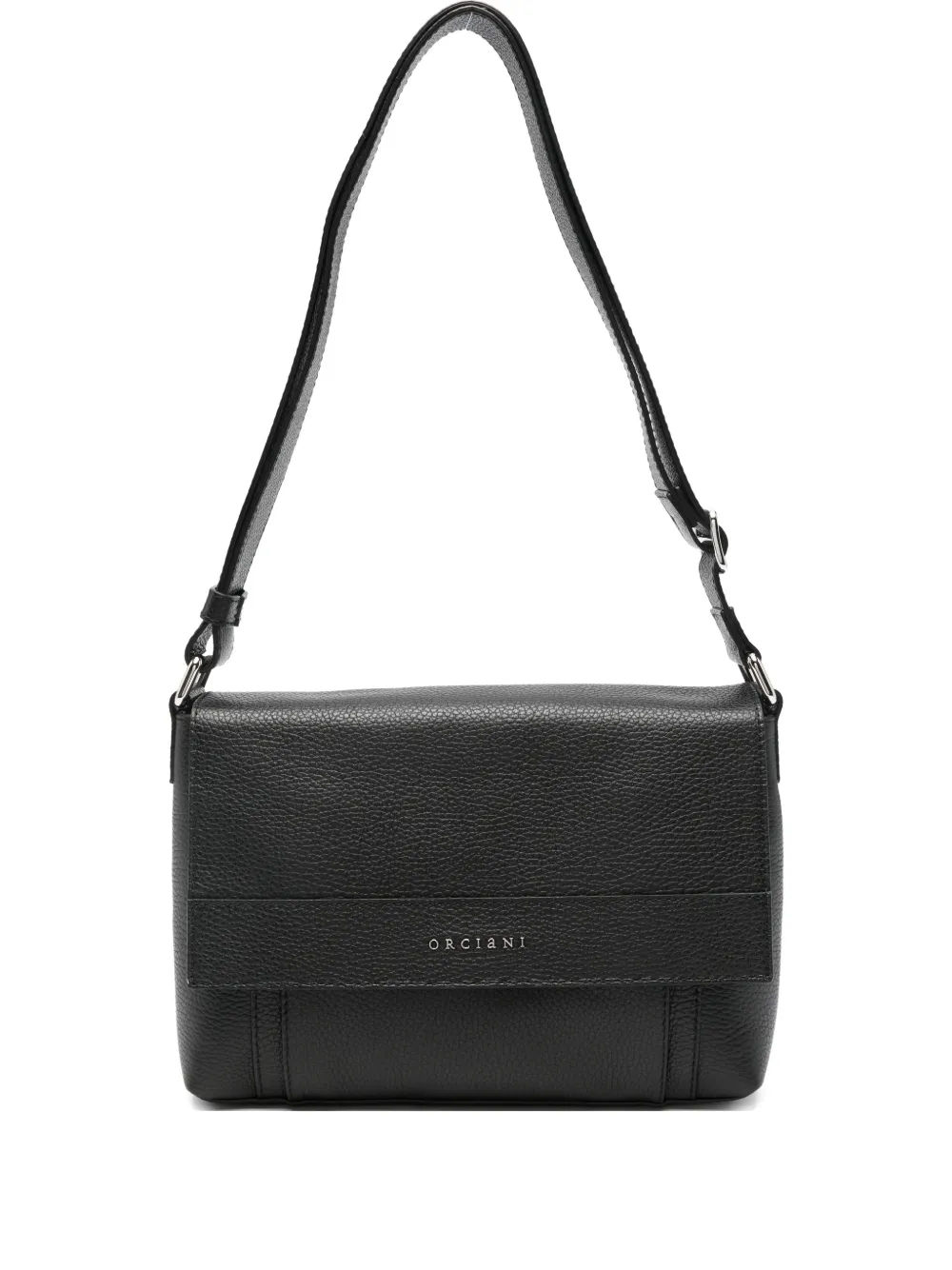 

Кожаная сумка-мессенджер Orciani, черный