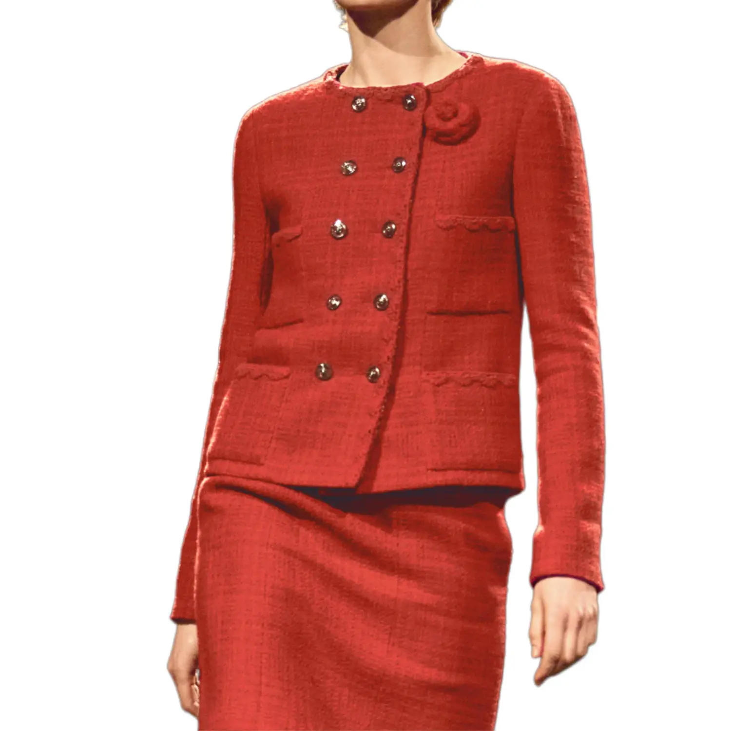 

CHANEL Куртка женская красная, Red