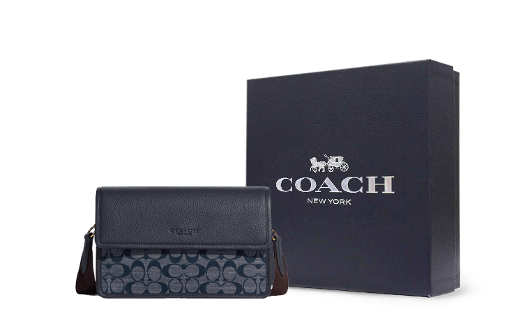 

COACH Плечевая сумка из ткани полотняного переплетения