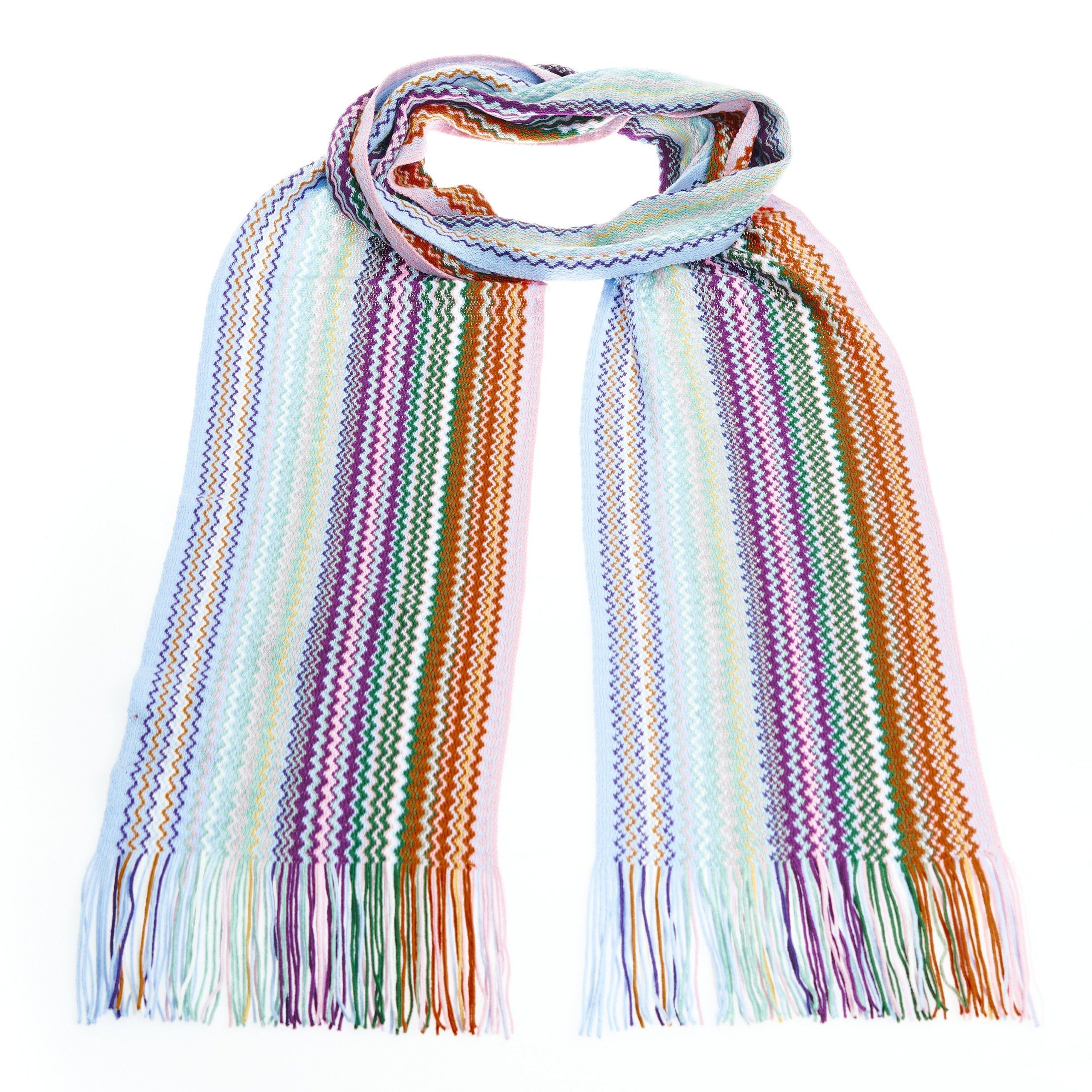 

Многоцветный шерстяной женский шарф Missoni