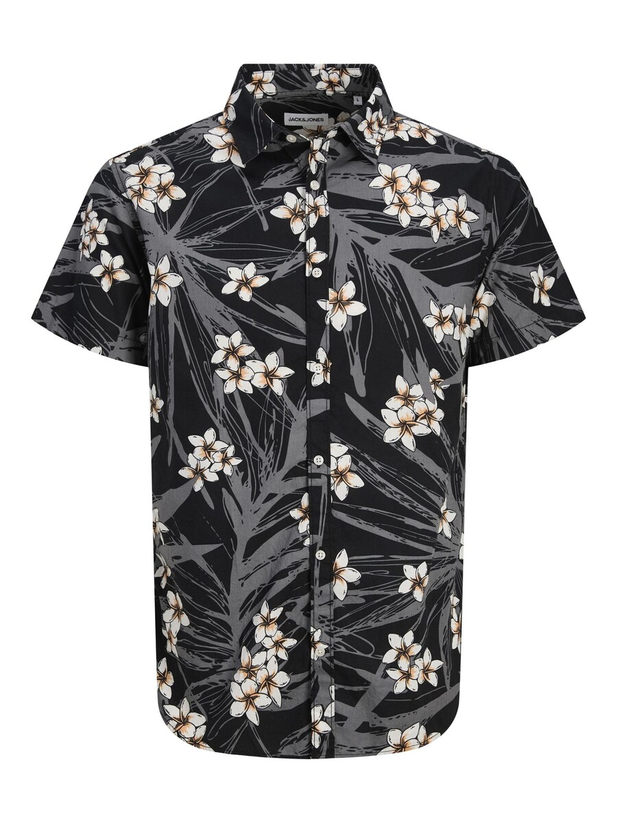 

Удобная рубашка на пуговицах Jack & Jones Plus JJHawaii, черный
