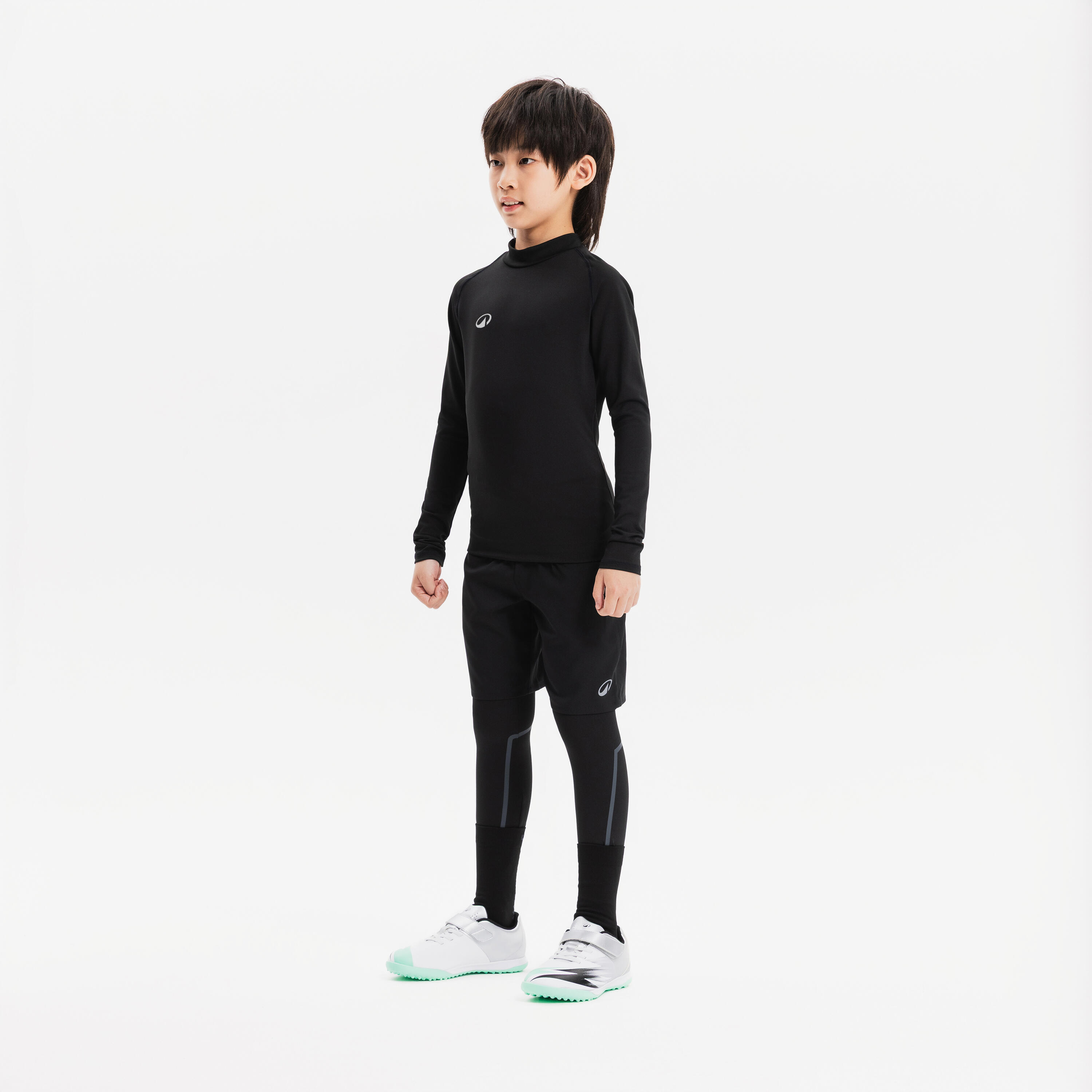 Детская длинная флисовая тренировочная майка Keepdry 100 Kipsta — фото 2