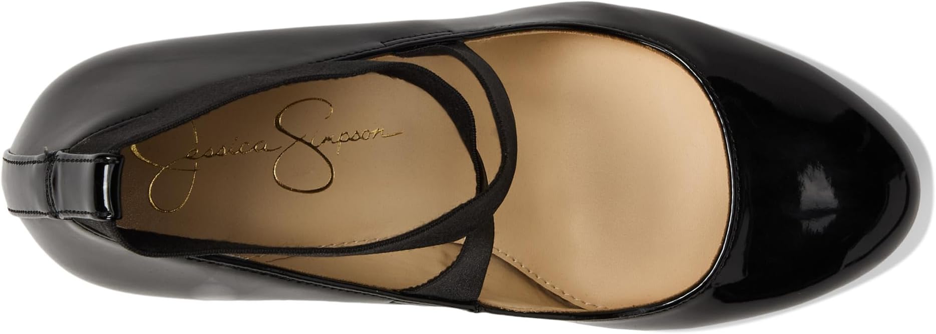 Туфли Jessica Simpson Saedra Dress Wedge, цвет Black Patent — фото 2