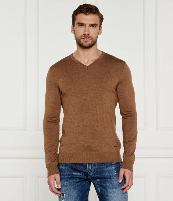 

Шерстяной свитер jk-02damien Regular fit Joop!, коричневый